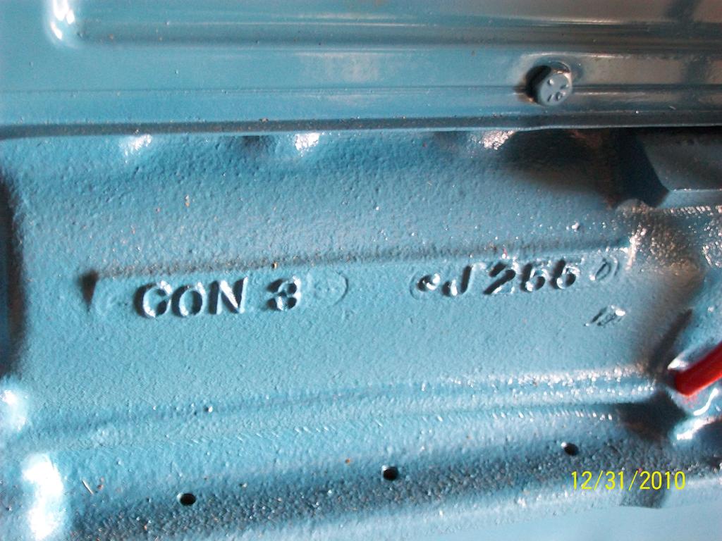 Chevrolet 235 Engine Serial Number
