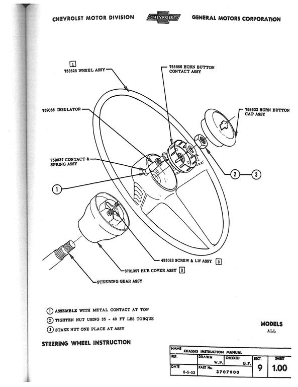 1958 Chevy Truck Horn Diagram