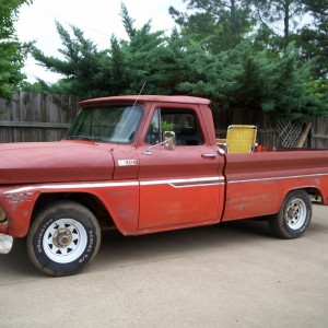 MY NEW PROJECT (65) CHEVY  FLEETSIDE