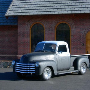 1950 in front of an old refurbished church