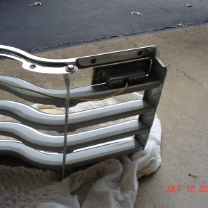 Backside of grille