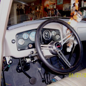 1954 GMC 55 1st    Inside view