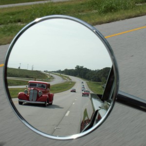 in the rearview