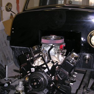 Engine and tranny installed