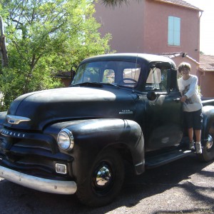 my 54 chevy in france...