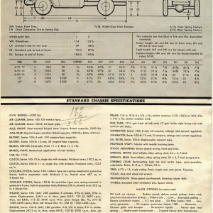 '56 GMC 100 specs