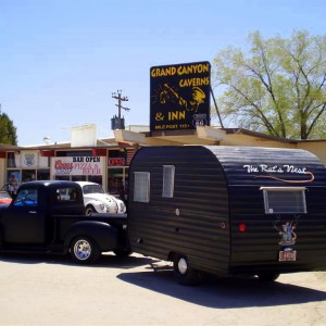 My Chevy towing my 1961 travel trailer