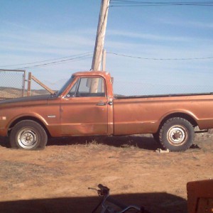 drivers side view with old doors