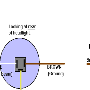 Headlight terminal id