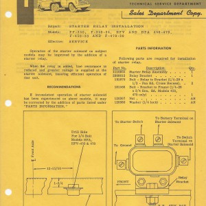 GMC starter relay