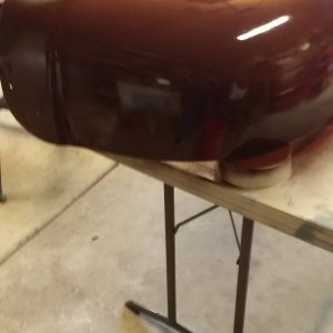 Painting the Fenders Kona Brown