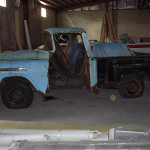 This is my 59, in storage after getting it from the junk yard.