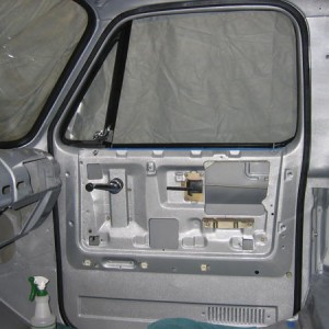 Right door with insides installed