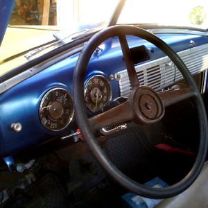 I did the interior in Cobalt blue with silver metalic gray trim. Working on a steering wheel now and getting ready to install new flooring. My plan is