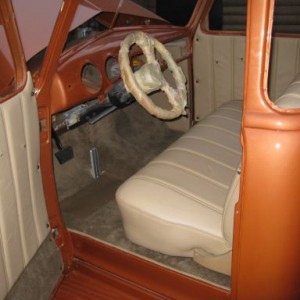 Interior in.  Door panels did not clear the seat. I am still reworking this.