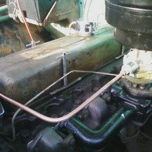 copper line to filter