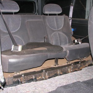 2002 Durango rear seat