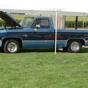 1985 C10 SILVERADO PRO-STREET 2WD
496 BBC / TH400 TRANS