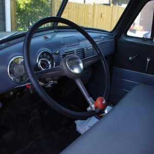 restored interior.