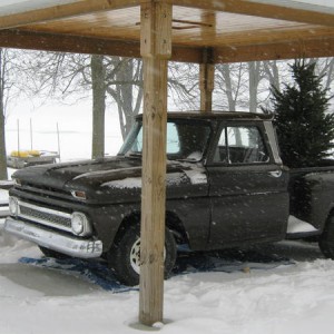 1965 chevy truck 001   Christmas tree stand