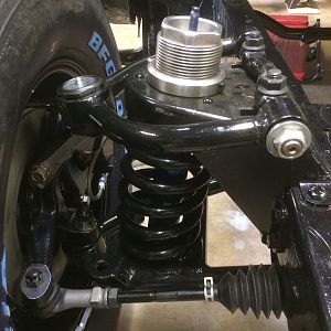 Mustang II IFS adjustable shock towers