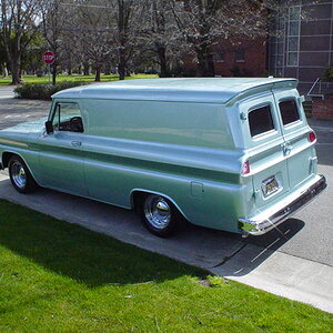 Panel Truck Rear view