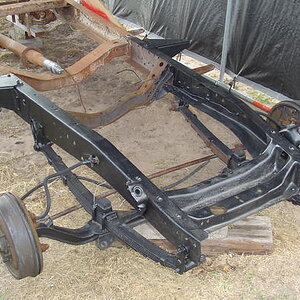 D 52 Chevy  frame work (2)