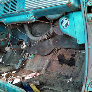 Media 'Inside floor boards, Inner and outer cowls on both sides.' in album '1950 Five Window Restoration'